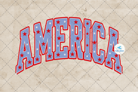 4th of July America Stars SVG PNG Graphics