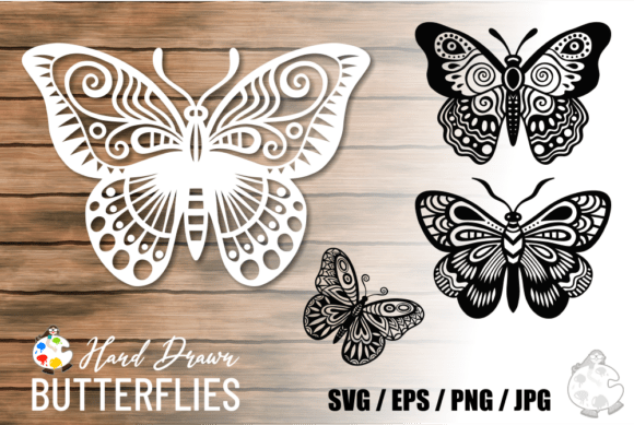 Butterflies - Decorative Cutout Elements