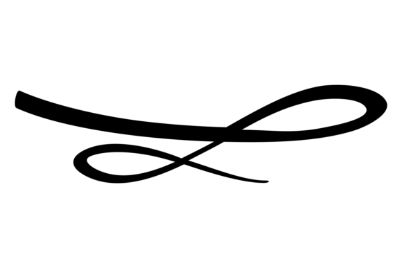 Calligraphic Underline Tail: Graphics & Illustrations