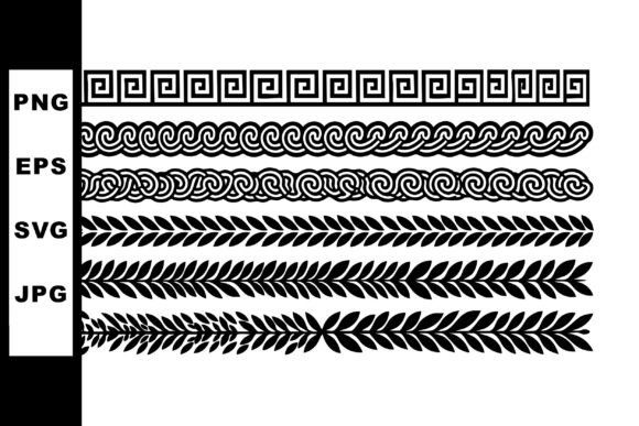 Decorative Greek Style Ornamental Border