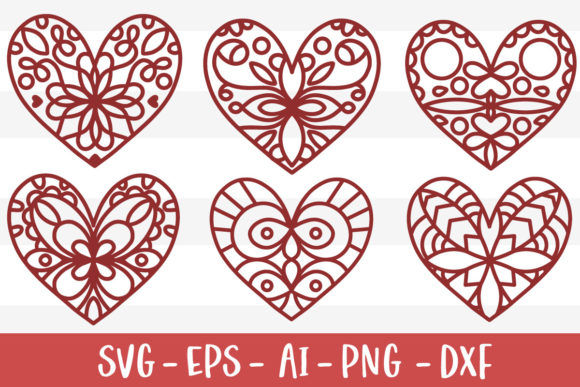 Decorative Hearts Graphics for Creative Sellers