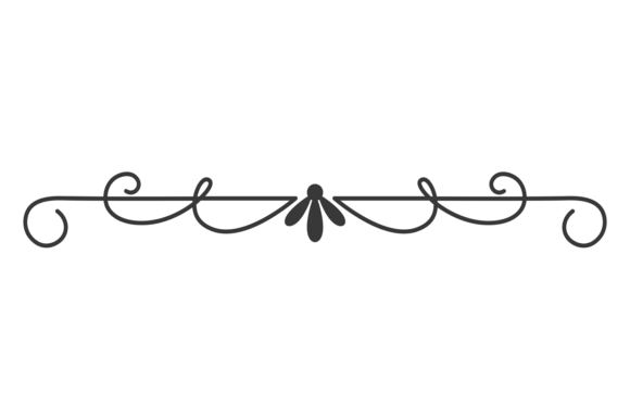 Decorative Line Divider. Vintage Classic