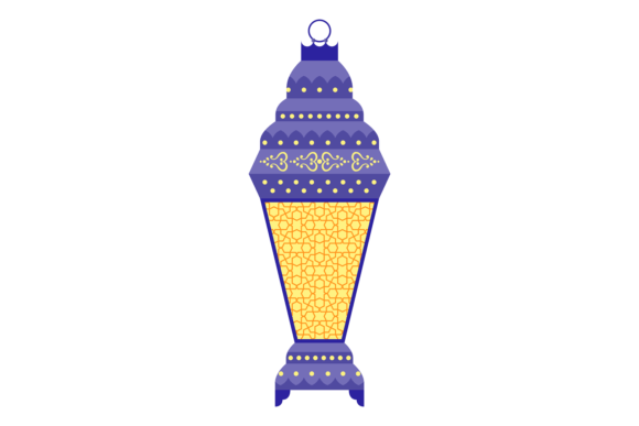 Elegant Lamp with Decorative Ornament. C Graphics