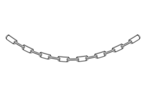Hanging Metal Links: Graphics for Modern Branding